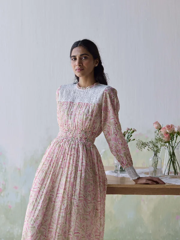 Maxi - inspired midi dresses with flowing fabrics for a beachy vibe Pastoral Idyll Midi Dress Maxi - inspired midi dresses with flowing fabrics for a beachy vibe Pastoral Idyll Midi Dress