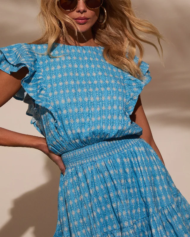 Blue/Ivory