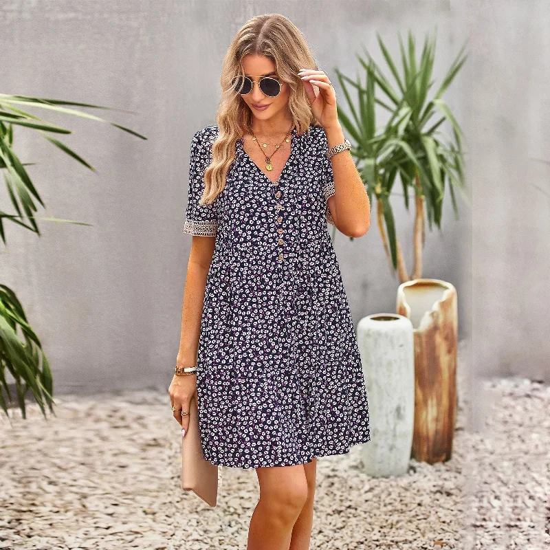 Midi dresses with denim fabric for a casual yet stylish day out Maria Boho Floral Print Summer Midi Dress Midi dresses with denim fabric for a casual yet stylish day out Maria Boho Floral Print Summer Midi Dress