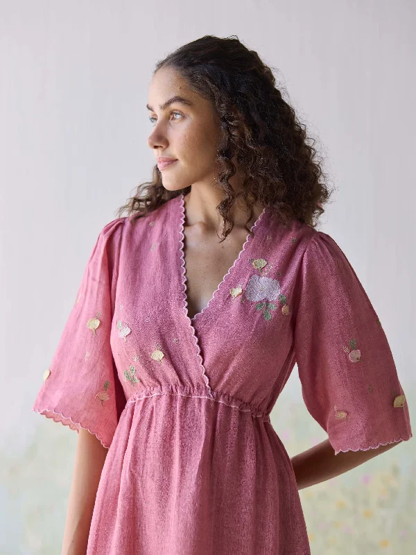 Sheath midi dresses with beaded embellishments for a formal occasion Rosette Wrap Dress Sheath midi dresses with beaded embellishments for a formal occasion Rosette Wrap Dress