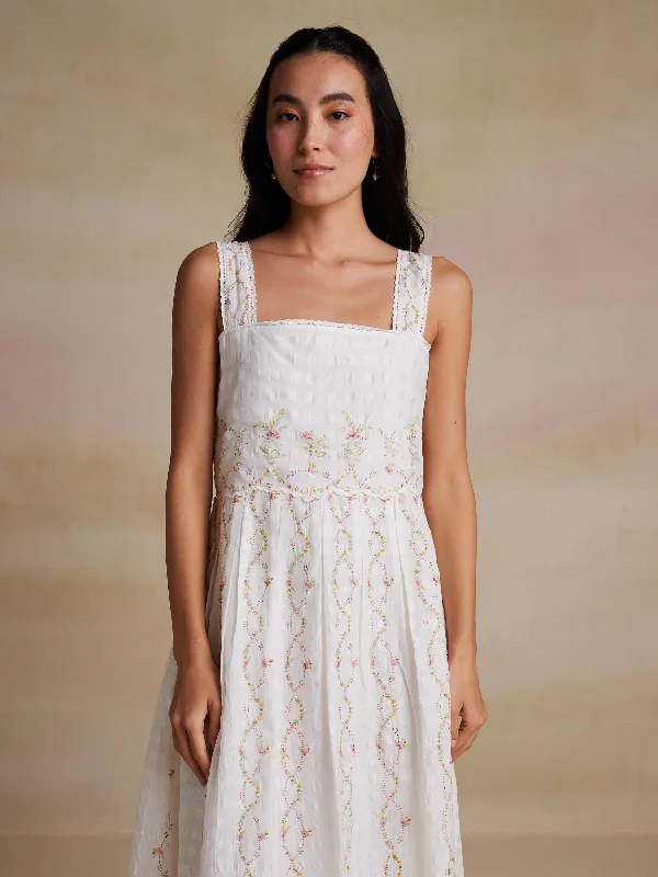 Midi dresses with button - front designs for a classic touch Homeland Sun Dress