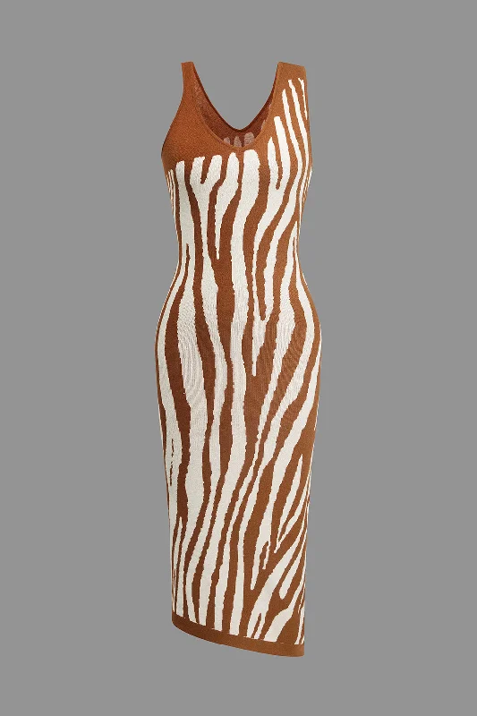 Midi dresses with denim fabric for a casual yet stylish day out Zebra Print Asymmetrical Midi Dress Midi dresses with denim fabric for a casual yet stylish day out Zebra Print Asymmetrical Midi Dress
