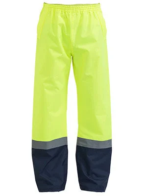 Plus Size Women's Metallic - Finish Joggers for a Stylish LoungeBisley Taped Two Tone Hi Vis Shell Rain Pant c/w Reflective Tape BP6965T Plus Size Women's Metallic - Finish Joggers for a Stylish LoungeBisley Taped Two Tone Hi Vis Shell Rain Pant c/w Reflective Tape BP6965T