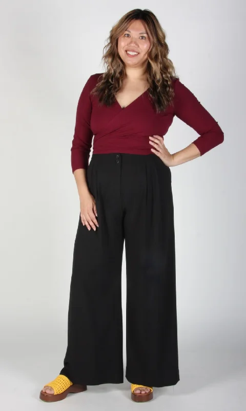 Plus Size Women's Cargo Pants with Multiple Pockets for HikingBowerbird Pant - Black Plus Size Women's Cargo Pants with Multiple Pockets for HikingBowerbird Pant - Black