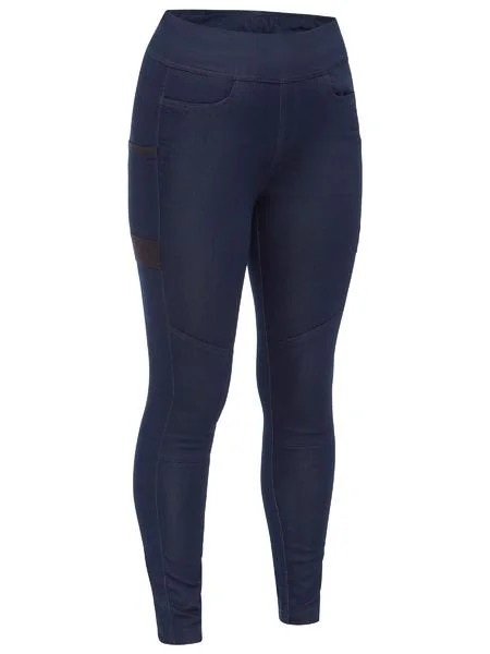 Plus Size Women's High - Waisted Bootcut Jeans in Distressed StyleBisley Womens Flex & Move Jegging Pants BPL6026 Plus Size Women's High - Waisted Bootcut Jeans in Distressed StyleBisley Womens Flex & Move Jegging Pants BPL6026