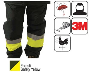 Ankle - Length Women's Printed Joggers for TravelingHuski - Freezer Pants Forest/Safety Yellow 918047 Ankle - Length Women's Printed Joggers for TravelingHuski - Freezer Pants Forest/Safety Yellow 918047