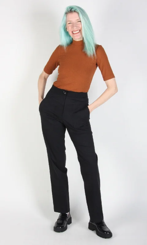 Plus Size Women's Cargo Pants with Multiple Pockets for HikingOxeye Pant - Black