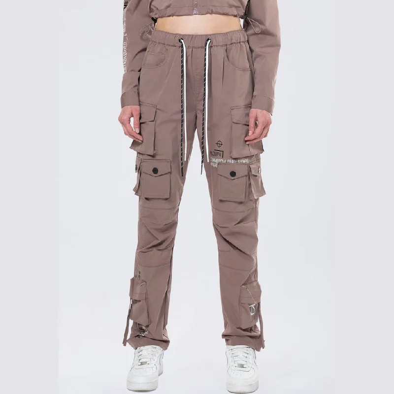 Cropped Women's Corduroy Pants in Autumn ColorsRelaxed Utility Slouched Pants - Smokey Mauve Cropped Women's Corduroy Pants in Autumn ColorsRelaxed Utility Slouched Pants - Smokey Mauve