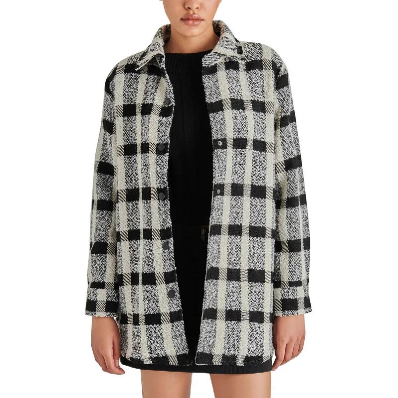 Women's faux fur coats in bright colors for a bold fashion statementEldrige Womens Wool Blend Plaid Shirt Jacket Women's faux fur coats in bright colors for a bold fashion statementEldrige Womens Wool Blend Plaid Shirt Jacket