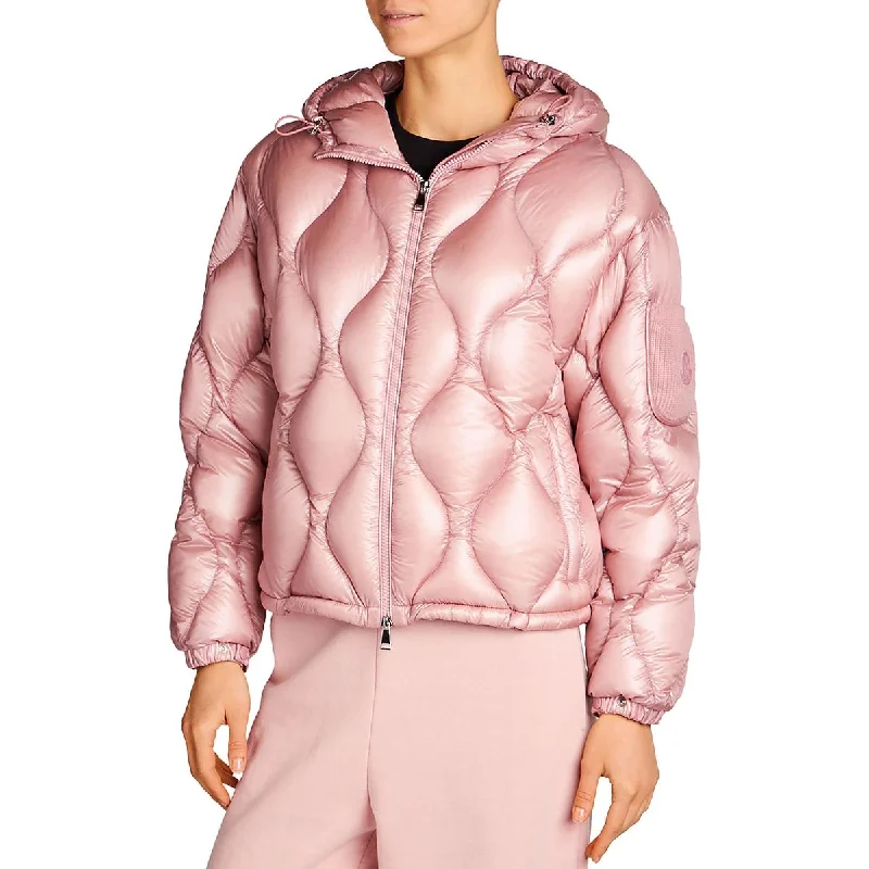 Quilted down women's coats with removable hoods for outdoor activitiesAnthon Womens Quilted Hooded Puffer Jacket Quilted down women's coats with removable hoods for outdoor activitiesAnthon Womens Quilted Hooded Puffer Jacket