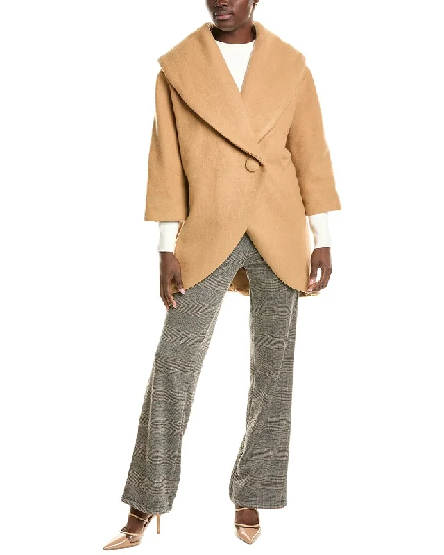 Plus size women's wool blend coats for a warm and stylish winterFrances Valentine Cocoon Wool Coat Plus size women's wool blend coats for a warm and stylish winterFrances Valentine Cocoon Wool Coat