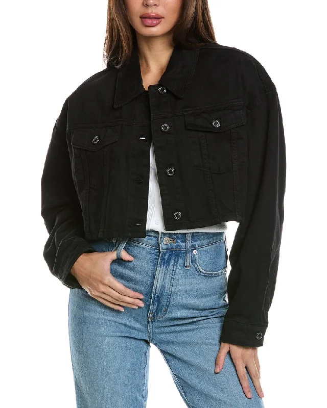 Petite women's wool blend coats with a tailored fit for a flattering silhouetteWeworewhat Cropped Denim Jacket Petite women's wool blend coats with a tailored fit for a flattering silhouetteWeworewhat Cropped Denim Jacket