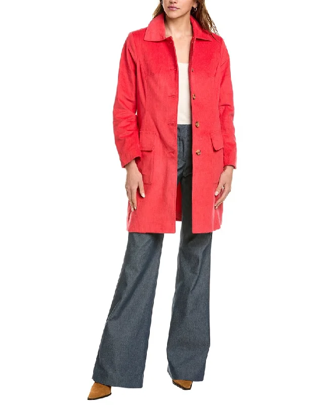 Mid - length women's down coats in a slim fit for a modern and sleek appearanceFrances Valentine Corduroy Barn Jacket Mid - length women's down coats in a slim fit for a modern and sleek appearanceFrances Valentine Corduroy Barn Jacket