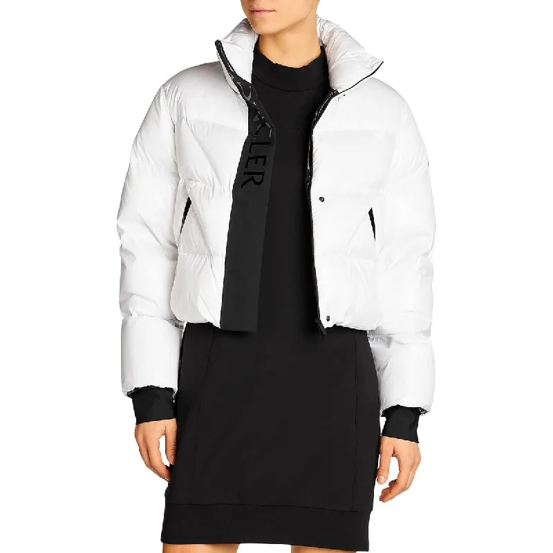 Women's long - sleeve wool coats in a houndstooth pattern for a classic charmClaret Womens Quilted Goose Down Puffer Jacket