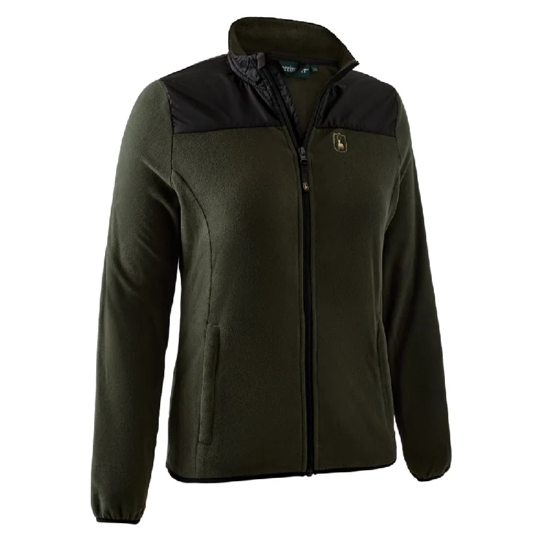 Checkered women's wool coats in a classic pattern for a timeless styleDeerhunter Womens Northward Fleece Jacket Rifle Green Checkered women's wool coats in a classic pattern for a timeless styleDeerhunter Womens Northward Fleece Jacket Rifle Green
