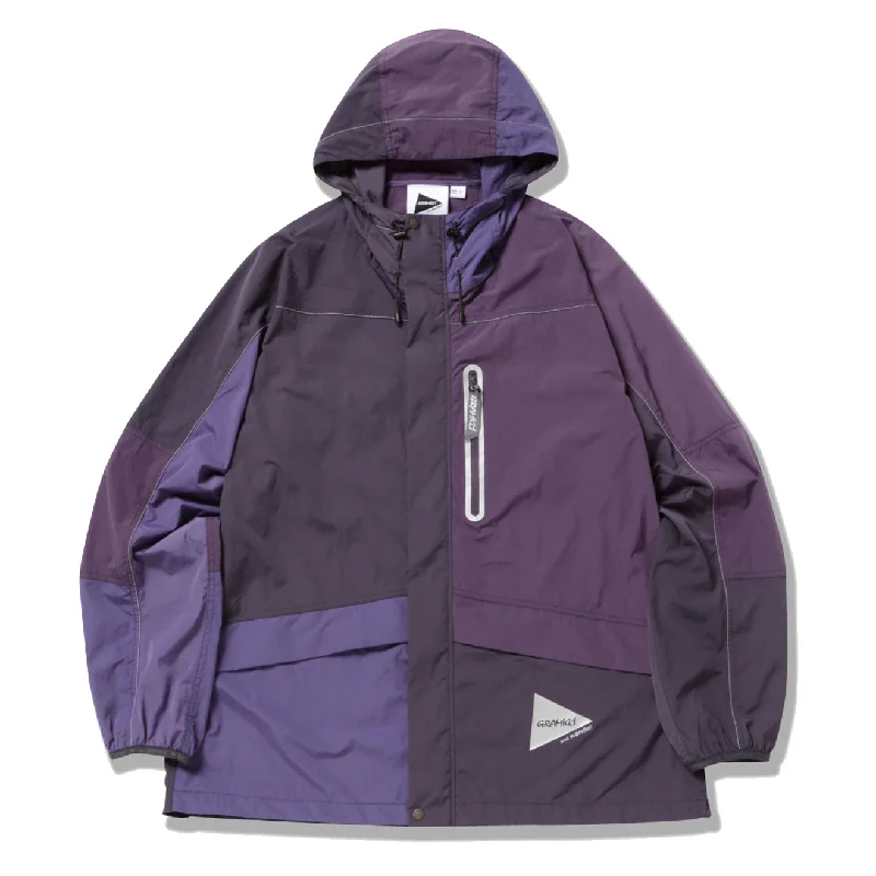 Belted women's cashmere coats in soft pastels for a luxurious feelGramicci x And Wander Women's Patchwork Wind Hoodie Multi Purple Belted women's cashmere coats in soft pastels for a luxurious feelGramicci x And Wander Women's Patchwork Wind Hoodie Multi Purple