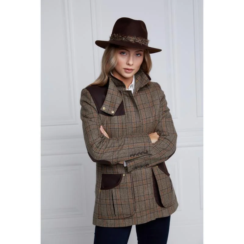 Embroidered women's cotton coats in a bohemian pattern for a unique designHolland Cooper Country Classic Ladies Jacket - Bourbon Embroidered women's cotton coats in a bohemian pattern for a unique designHolland Cooper Country Classic Ladies Jacket - Bourbon