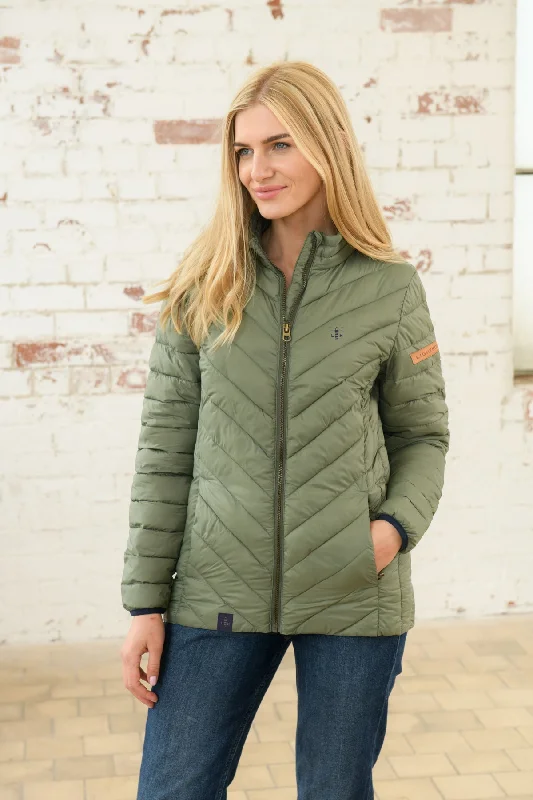 Water - resistant women's trench coats with adjustable cuffs for rainy daysLara Down Jacket - Khaki Water - resistant women's trench coats with adjustable cuffs for rainy daysLara Down Jacket - Khaki
