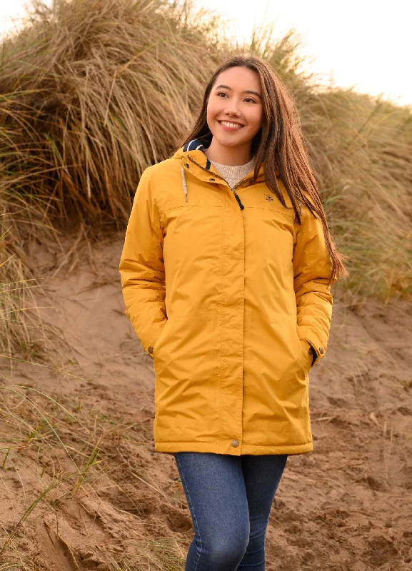 Women's longline double - breasted camel coats for a sophisticated lookEva Long Coat - Antique Gold Women's longline double - breasted camel coats for a sophisticated lookEva Long Coat - Antique Gold