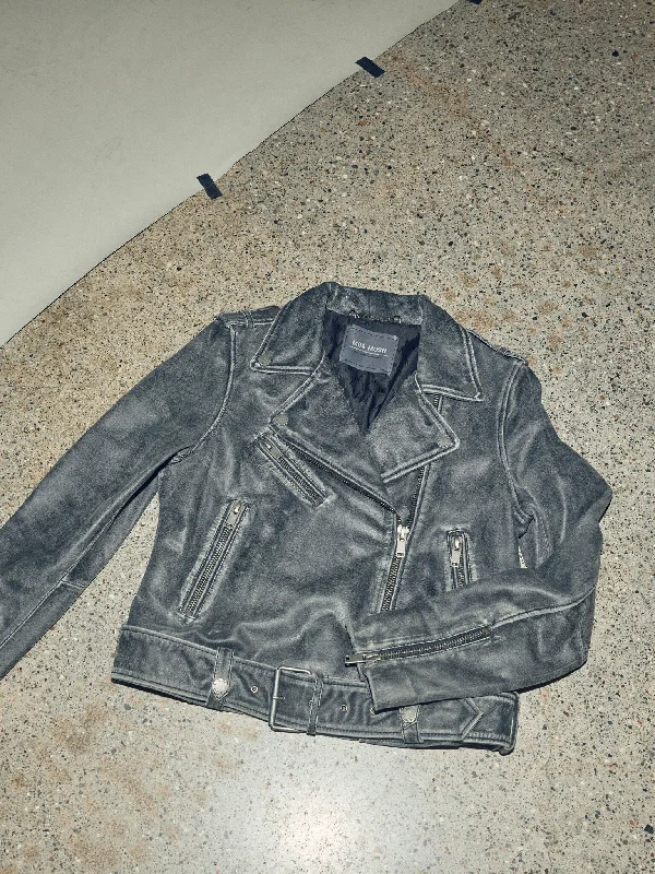 Long women's mac coats in a lightweight fabric for spring showersMMCelia Biker Leather Jacket Long women's mac coats in a lightweight fabric for spring showersMMCelia Biker Leather Jacket