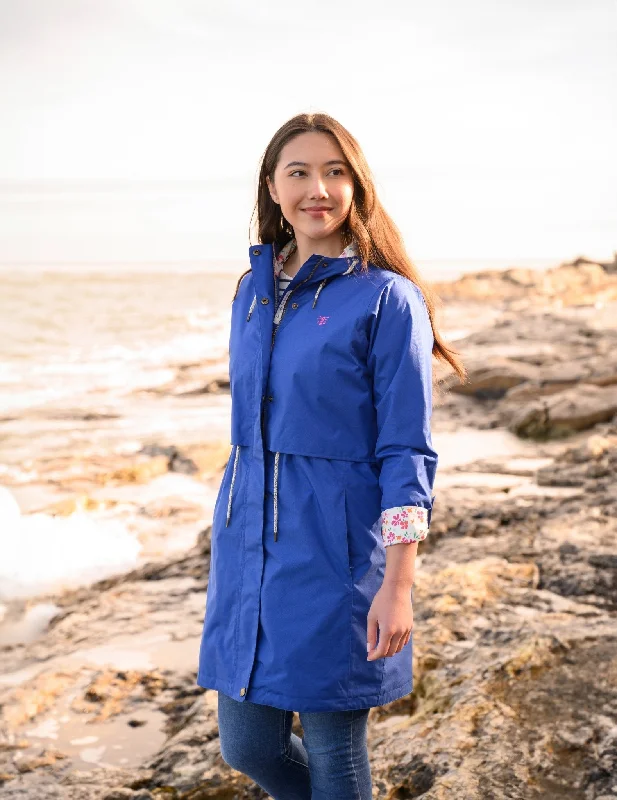 Plus size women's wool blend coats for a warm and stylish winterPippa Coat - Indigo