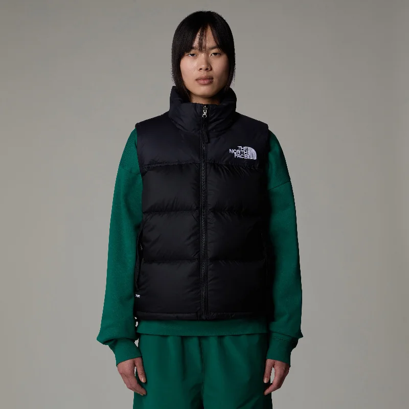 Women's faux fur coats in bright colors for a bold fashion statementWOMEN'S 1996 RETRO NUPTSE DOWN GILET Women's faux fur coats in bright colors for a bold fashion statementWOMEN'S 1996 RETRO NUPTSE DOWN GILET