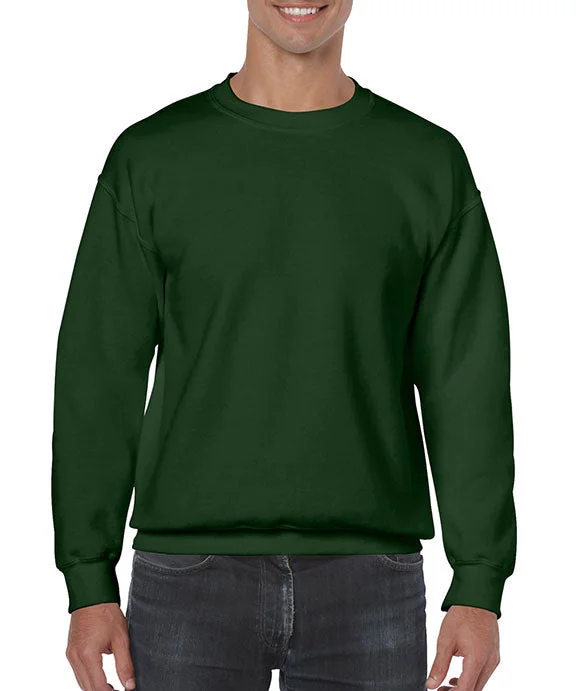 Women's color - block hoodie combining bold hues for a fashion - forward statement18000 - Gildan Heavy Blend™ Adult Crew Neck Sweatshirt | Forest Green Women's color - block hoodie combining bold hues for a fashion - forward statement18000 - Gildan Heavy Blend™ Adult Crew Neck Sweatshirt | Forest Green