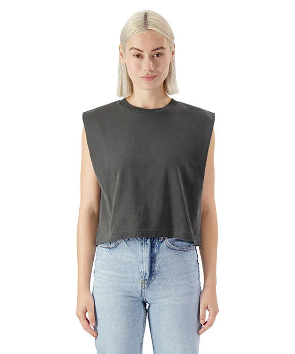 Women's crew - neck sweatshirt in a heather gray shade for a classic and versatile option307GD - American Apparel Ladies Garment Dyed Muscle Tank Top | Faded Black Women's crew - neck sweatshirt in a heather gray shade for a classic and versatile option307GD - American Apparel Ladies Garment Dyed Muscle Tank Top | Faded Black
