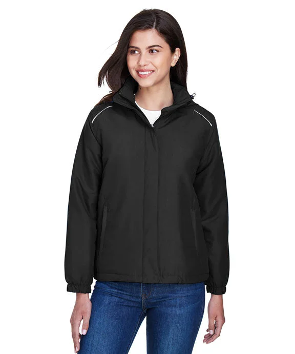 Women's mock - neck sweatshirt made of moisture - wicking material for fitness use78189 - Core 365 Ladies Brisk Insulated Jacket Women's mock - neck sweatshirt made of moisture - wicking material for fitness use78189 - Core 365 Ladies Brisk Insulated Jacket