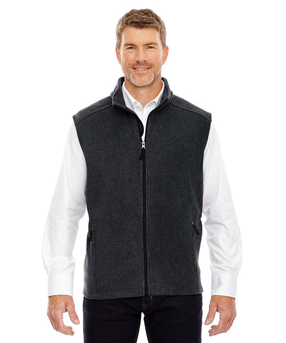 Women's crew - neck sweatshirt in a heather gray shade for a classic and versatile option88191T - Core 365 Mens Tall Journey Fleece Vest | Heather Charcoal Women's crew - neck sweatshirt in a heather gray shade for a classic and versatile option88191T - Core 365 Mens Tall Journey Fleece Vest | Heather Charcoal