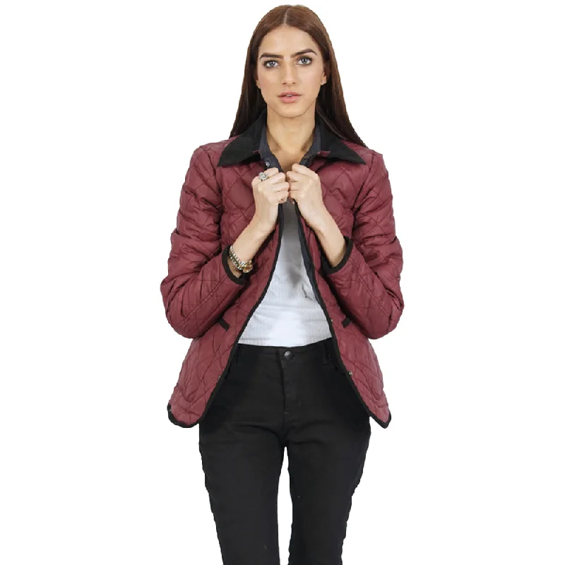 Women's cropped leather jackets with a fringe detail for a western - inspired outfitAria Quilted Jacket Women's cropped leather jackets with a fringe detail for a western - inspired outfitAria Quilted Jacket