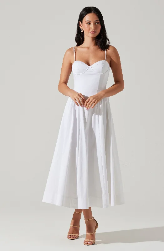 Lace - Embellished Women Dress for an Elegant and Sophisticated AppearanceBellamy Bustier Midi Dress Lace - Embellished Women Dress for an Elegant and Sophisticated AppearanceBellamy Bustier Midi Dress