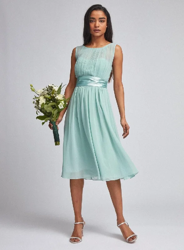 Empire Waist Women Dress to Accentuate the Bust and Conceal the WaistBethany Dress Green