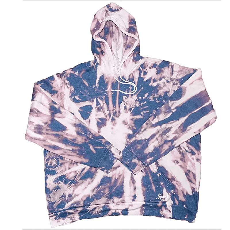 Women's cropped sweatshirt with a lace - trimmed hem for a romantic lookBlue Bleach Giant Hoodie Women's cropped sweatshirt with a lace - trimmed hem for a romantic lookBlue Bleach Giant Hoodie