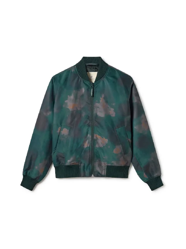 Women's cropped satin jackets in pastel shades for a glamorous evening outBoucaut - Green Women's cropped satin jackets in pastel shades for a glamorous evening outBoucaut - Green