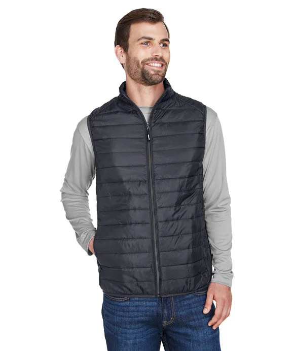 Women's mock - neck sweatshirt made of moisture - wicking material for fitness useCE702 - Core 365 Mens Prevail Packable Puffer Vest | Carbon Women's mock - neck sweatshirt made of moisture - wicking material for fitness useCE702 - Core 365 Mens Prevail Packable Puffer Vest | Carbon