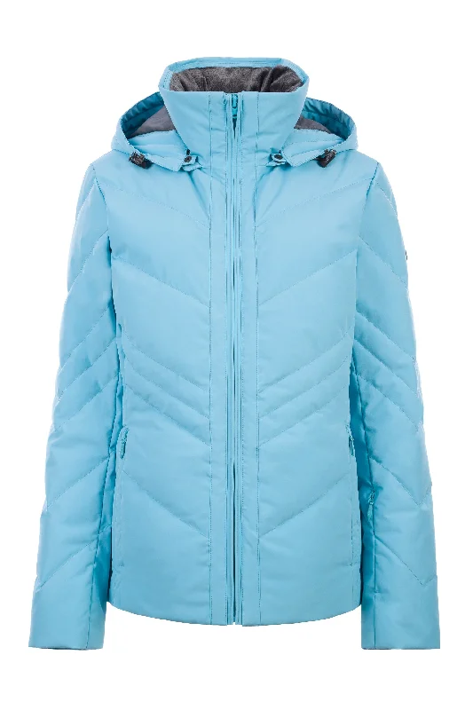 Women's windbreaker jackets with adjustable hoods for windy daysCori Down Jacket