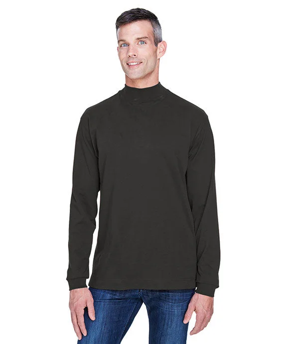 Women's sherpa - lined hoodie for extreme cold weather outdoor activitiesD420 - Devon & Jones Adult Sueded Cotton Jersey Mock Turtleneck Women's sherpa - lined hoodie for extreme cold weather outdoor activitiesD420 - Devon & Jones Adult Sueded Cotton Jersey Mock Turtleneck