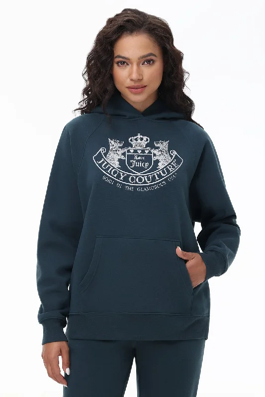 Women's pullover hoodie with a side slit for a modern and relaxed fitOversized Fleece Scottie Dog Hoodie Women's pullover hoodie with a side slit for a modern and relaxed fitOversized Fleece Scottie Dog Hoodie