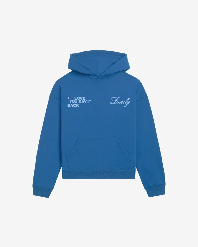 Women's tie - front hoodie in a lightweight fabric for summer layeringLonely Love Hoodie Women's tie - front hoodie in a lightweight fabric for summer layeringLonely Love Hoodie