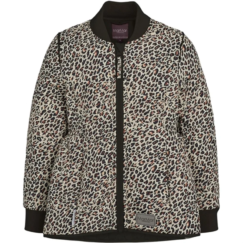 Women's denim jackets with a patchwork design for a bohemian and artsy styleMarMar Leopard Olisa Thermo Jacket Women's denim jackets with a patchwork design for a bohemian and artsy styleMarMar Leopard Olisa Thermo Jacket