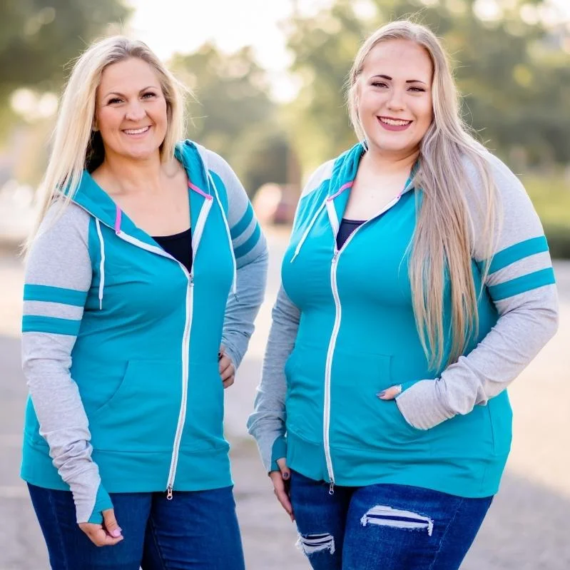Women's hoodie with a kangaroo pocket and a pom - pom drawstring for added charmMirage Full Zip Hoodie Women's hoodie with a kangaroo pocket and a pom - pom drawstring for added charmMirage Full Zip Hoodie
