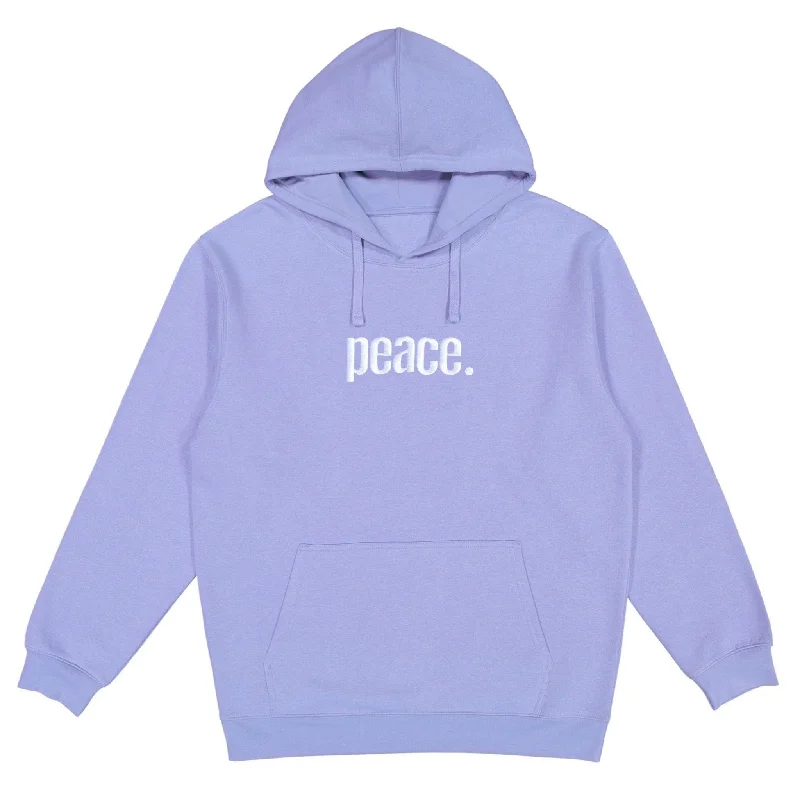 Women's sweatshirt with a mesh panel insert for breathability during workoutsPeace Statement Embroidered Hoodie Women's sweatshirt with a mesh panel insert for breathability during workoutsPeace Statement Embroidered Hoodie