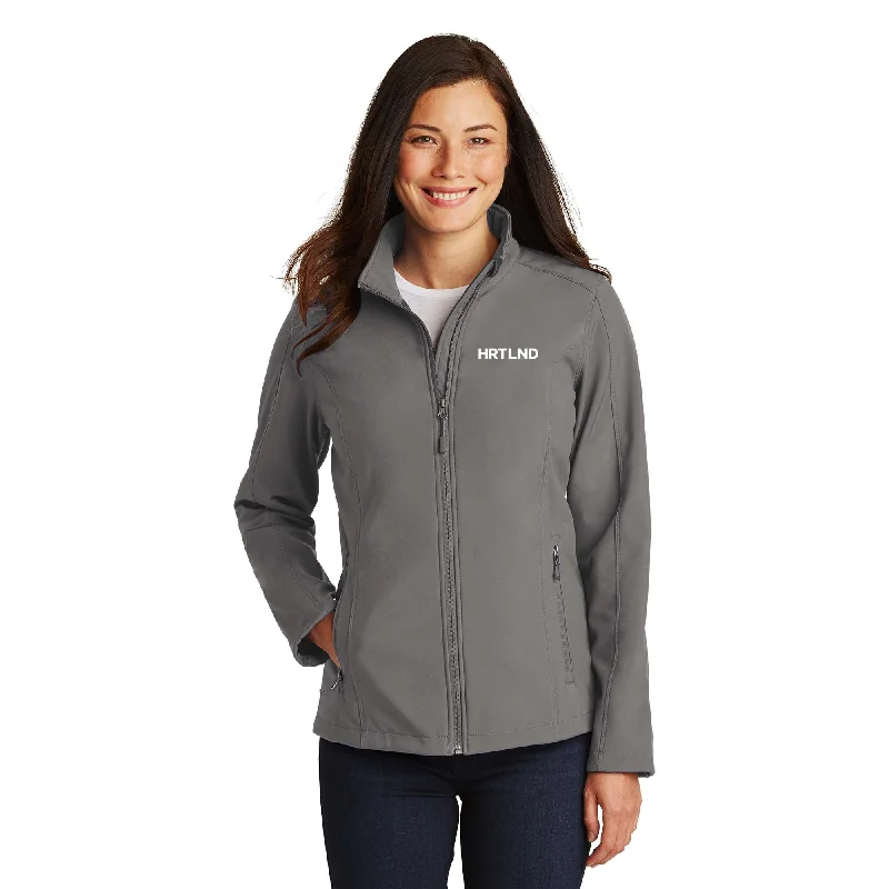 Women's waterproof rain jackets in bright yellow for high - visibility outdoor activitiesPort Authority Core Soft Shell Women's Jacket Women's waterproof rain jackets in bright yellow for high - visibility outdoor activitiesPort Authority Core Soft Shell Women's Jacket