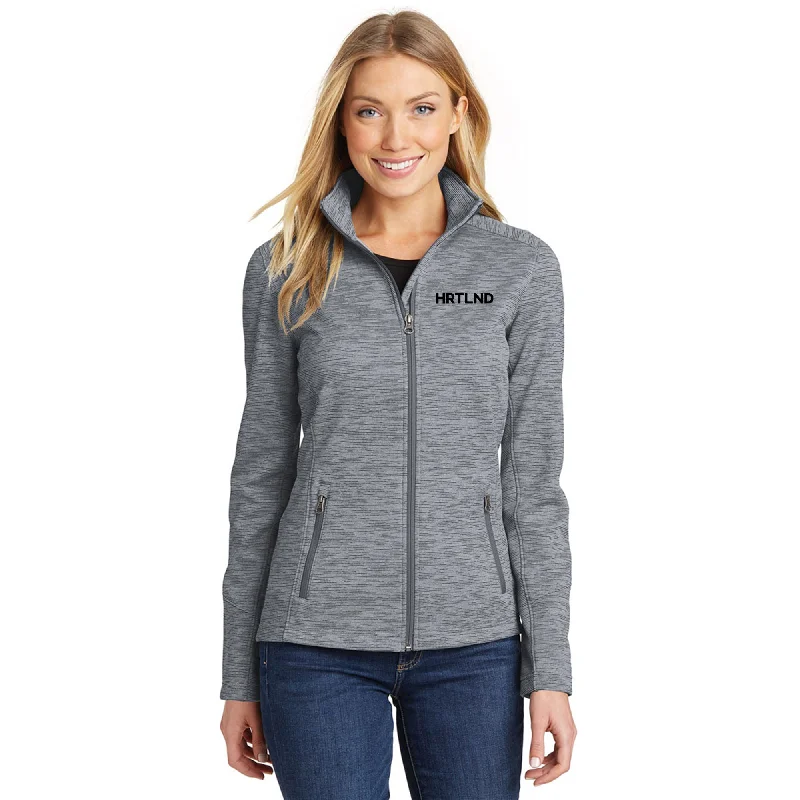 Women's military - style jackets with epaulets for a tough and fashionable appearancePort Authority Digi Stripe Fleece Women's Jacket Women's military - style jackets with epaulets for a tough and fashionable appearancePort Authority Digi Stripe Fleece Women's Jacket