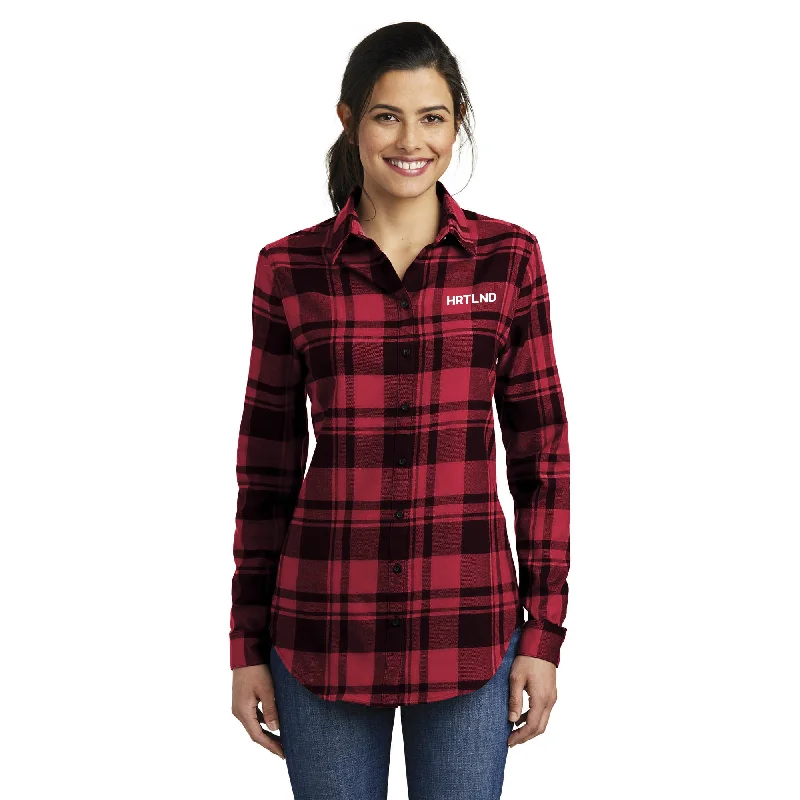 Women's bomber jackets with a holographic finish for a futuristic and eye - catching lookPort Authority Plaid Flannel Women's Shirt Women's bomber jackets with a holographic finish for a futuristic and eye - catching lookPort Authority Plaid Flannel Women's Shirt