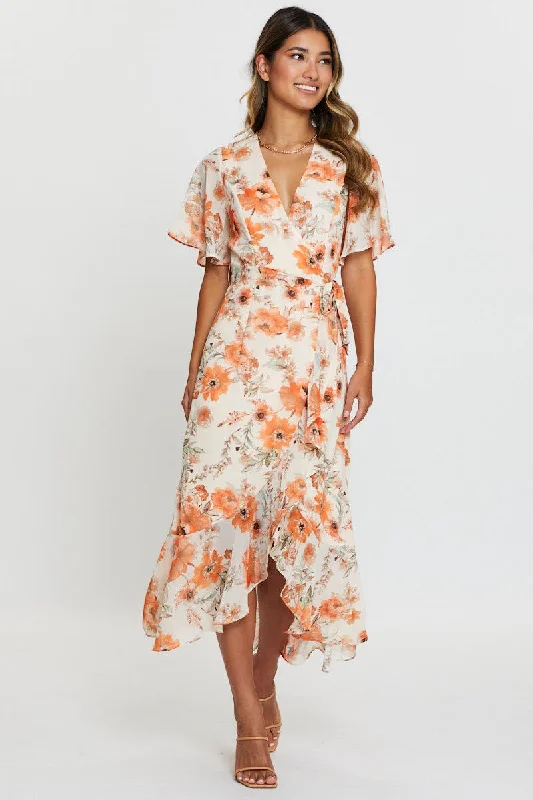 Halter Neck Women Dress to Show Off the Shoulders and NecklinePrint Dress Short Sleeve Maxi Halter Neck Women Dress to Show Off the Shoulders and NecklinePrint Dress Short Sleeve Maxi