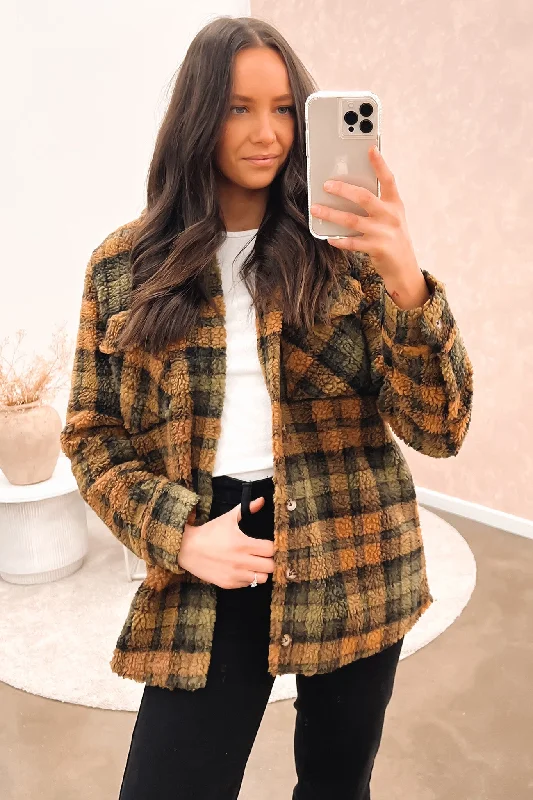 Women's cropped satin jackets in pastel shades for a glamorous evening outSilent Sherpa Jacket Bronze Women's cropped satin jackets in pastel shades for a glamorous evening outSilent Sherpa Jacket Bronze