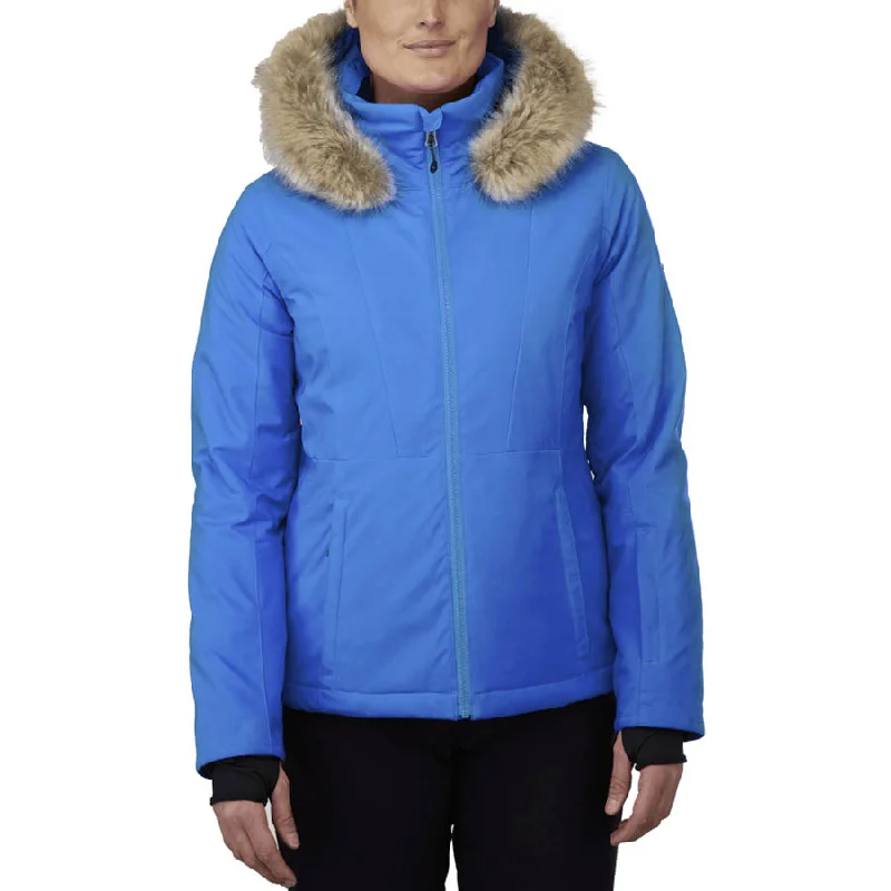 Women's bomber jackets with a holographic finish for a futuristic and eye - catching lookSpyder Vida Womens Jacket 2023