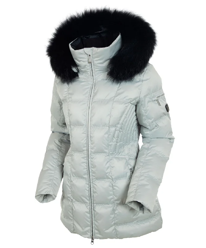 Women's long - line cardigan jackets in a soft knit for a cozy and elegant lookWomen's Nikki Quilted Jacket with Removable Faux Fur Ruff Women's long - line cardigan jackets in a soft knit for a cozy and elegant lookWomen's Nikki Quilted Jacket with Removable Faux Fur Ruff